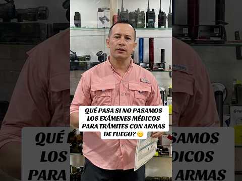 ¿Qué pasa si no sales APTO en los exámenes médicos para trámites con armas de fuego? #TiendaTáctica