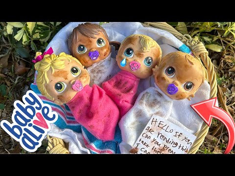 NEW Baby alive crib life dolls Adoption story 😱