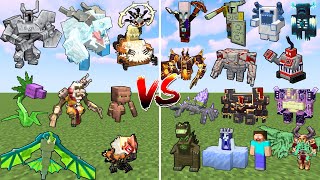 Morphing into ALL Mowzie's Mobs | Mowzie's Mobs vs Every Strongest Boss Mob