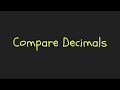 Comparing Decimals: Key Concepts and Techniques