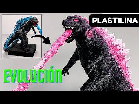 Como hacer a GODZILLA de El Nuevo Imperio de Plastilina paso a paso - Mi mundo de Plastilina