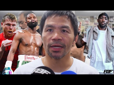 MANNY PACQUIAO REACTS TO CANELO SAYING TERENCE CRAWFORD IS BETTER THAN FLOYD MAYWEATHER, EDDIE HEARN