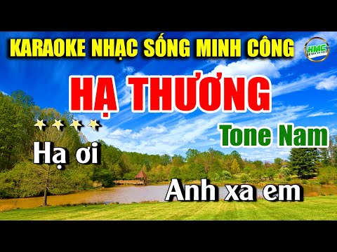 Karaoke Nhạc Sống Tone Nam Dễ Hát | Nhạc Xưa Bolero Trữ Tình – HẠ THƯƠNG