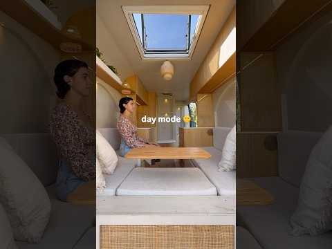 30 second VAN TOUR! ๐โจ#vanlife #vanbuild #diy #vantour #camper #fun #cat