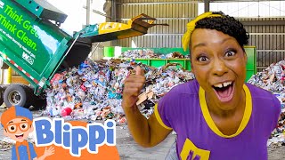 Can Meekah Clean All That Garbage?🗑️ | Blippi Songs 🎶| Educational Songs For Kids