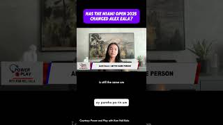 HAS THE #miamiopen2025  CHANGED ALEX EALA?  #alexeala #tennis #wta #grandslamchampion  #philippines