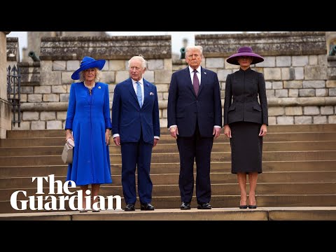 Trump and First Lady Melania Trump attend state banquet