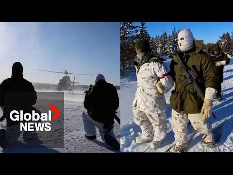 YouTube video thumbnail: Canadian Armed Forces Train in Arctic Conditions Amid Increased Geopolitical Attention on the Region