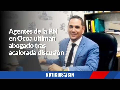 Agentes de la PN en Ocoa ultiman abogado