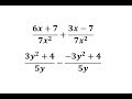 Rational Expressions and Simplification