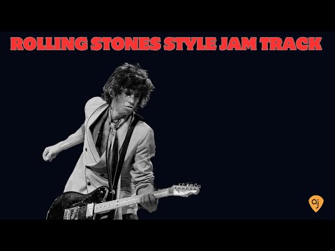 CLASSIC STONES STYLE ROCK JAM TRACK | Jam | Guitar Backing Track (D MINOR / 116 BPM)