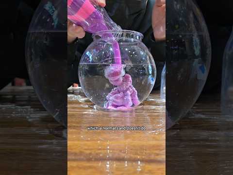Sand that doesn't get wet. This is called the Magic Sand #runitdecks