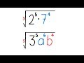 Simplificación de Raíces y Exponentes