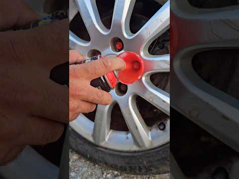 How to paint tires screws #shorts #short #car