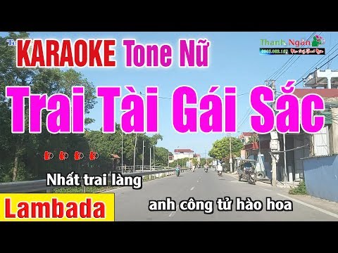 Trai Tài Gái Sắc Karaoke Lambada | Tone Nữ – Nhạc Sống Thanh Ngân