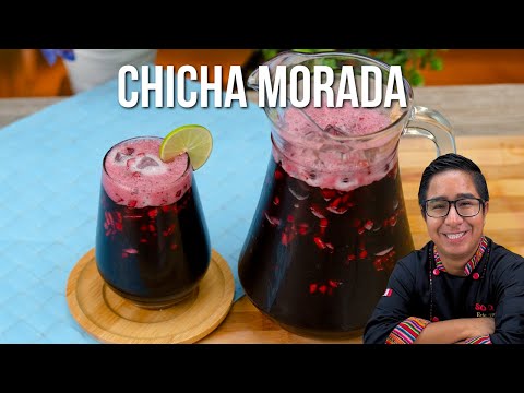 Cómo preparar la MEJOR CHICHA MORADA Peruana: El Secreto para un Color y Sabor Intenso 🇵🇪 | Sonqu