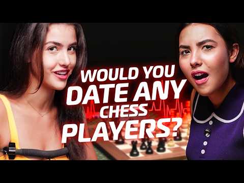 Alex Botez Interrogated by Andrea and BFFs 🥵 | Lie Detector Chess