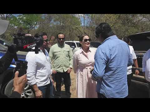 Madre del Presidente Bukele en su tierra natal iniciando proyecto
