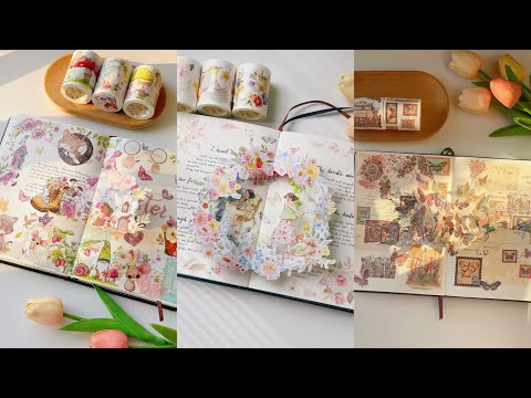 ASMR Aesthetic Journaling | 3D Layered  | The Washi Tape Shop