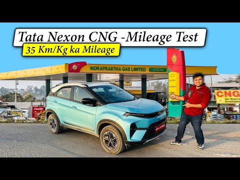 New TATA Nexon CNG Mileage Test - City & Highway | Itna Mileage ke ab BREZZA lene ki zarurat nahi