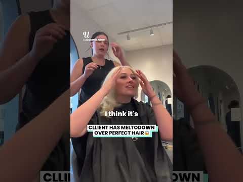 Client Has A Meltdown Over Perfect Hair#viralshort #video #fashion