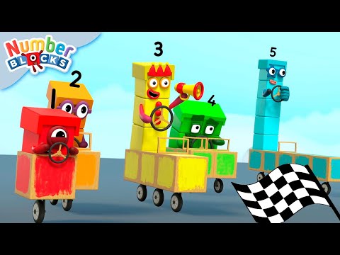 Courses aux nombres et le Palais des mécènes | 123 Apprendre à Compter | ​Numberblocks en français
