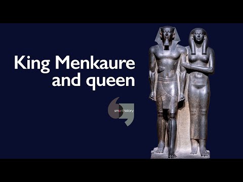 King Menkaure and queen