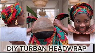 STEP BY STEP ANKARA TURBAN HEADWRAP || TUTORIAL 