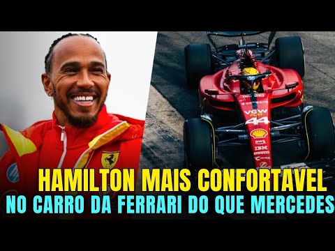 FERRARI MELHOR QUE MERCEDES ? PORTAL INFORMA: HAMILTON MAIS CONFORTAVEL NO SF-23 DO QUE MERCEDES W15