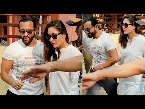 Kareena Kapoor With Saif Ali Khan cast vote for Maharashtra Assembly Election