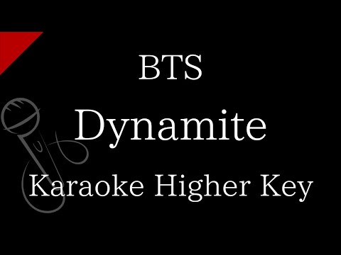 【Karaoke Instrumental】Dynamite / BTS【Higher Key】