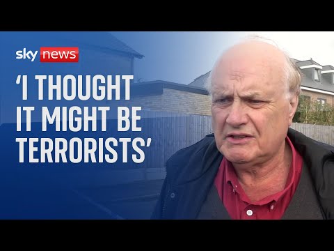 Man describes 'explosion' of police after three women found dead in house
