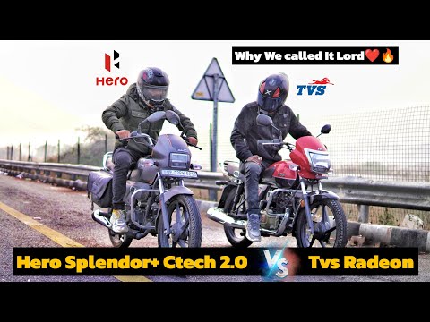 2025 TVS RADEON VS HERO SPLENDOR+ X-TEC 2.0 | DRAG RACE🔥