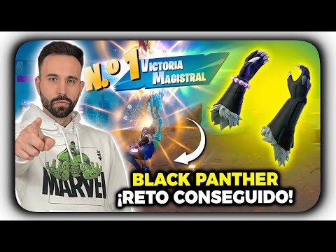 TOP 1 - Solo con GARRAS de Black Panther en FORTNITE