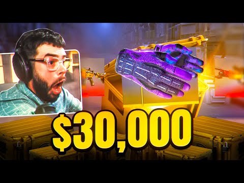 OPENING $30,000 IN GLOVE CASES UNTIL I GET THE RAREST GLOVES IN CS2! (INSANE)