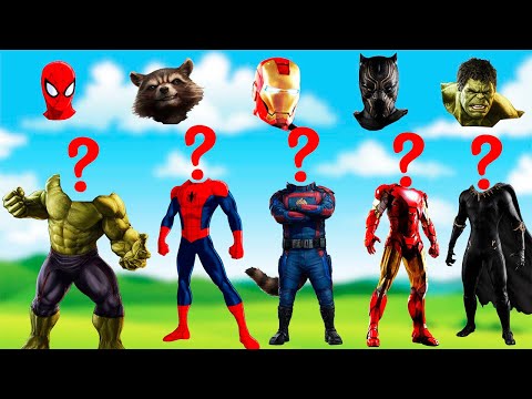 TEBAK GAMBAR TOP SUPERHERO - HULK, SPIDER MAN, IRON MAN, VENOM #2