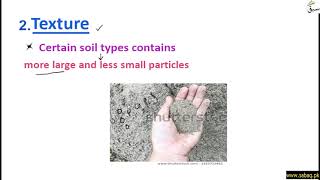 Characteristics of Soil