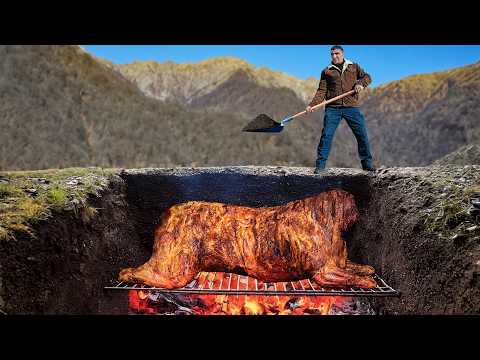 We've Cooked an Entire 500kg Bull Underground! A Grand Dish