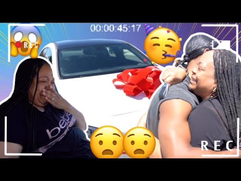 SURPRISING MY MOM WITH HER DREAM CAR * GETS EMOTIONAL*