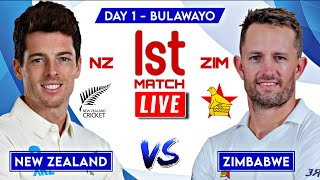 🔴 Live | Zimbabwe vs New Zealand | ZIM vs NZ | New Zealand Tour Of Zimbabwe 2025