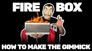 FIRE BOX 🔥MAGIC TRICK | HOW TO MAKE THE BOX 🪄 #tricks #magic #magictricks #foryou