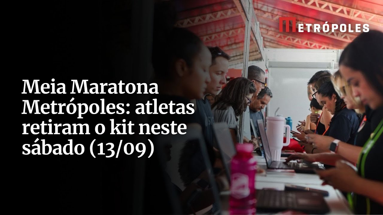 Meia Maratona Metrópoles: atletas retiram o kit neste sábado (13/09)