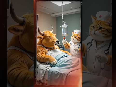 this AI ORANGE cartoon cat killed the cow on rock #music #beats #shorts #shortvideo #slowedandrev