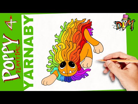 COMO DIBUJAR a YARNABY de POPPY PLAYTIME 4 | how to draw yarnaby