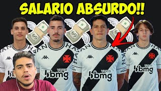 REVELANDO O SALARIO DOS JOGADORES DO VASCO 2021