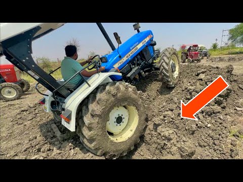 Experiment with Tractors आज इनकी असली परीक्षा है New Holland 3630 | Mahindra Arjun NOVO | Eicher 485