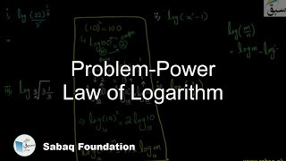 Problem-Power Law of Logarithm