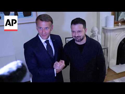French President Macron meets Ukraine's Zelenskyy in New York