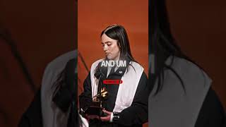 Billie eilish speech In 2026 Grammys, #politics #grammys2026 #billieeilish
