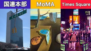 【ニューヨーク観光】国連本部の内部見学ツアー｜NY近代美術館(MoMA)｜タイムズスクエア